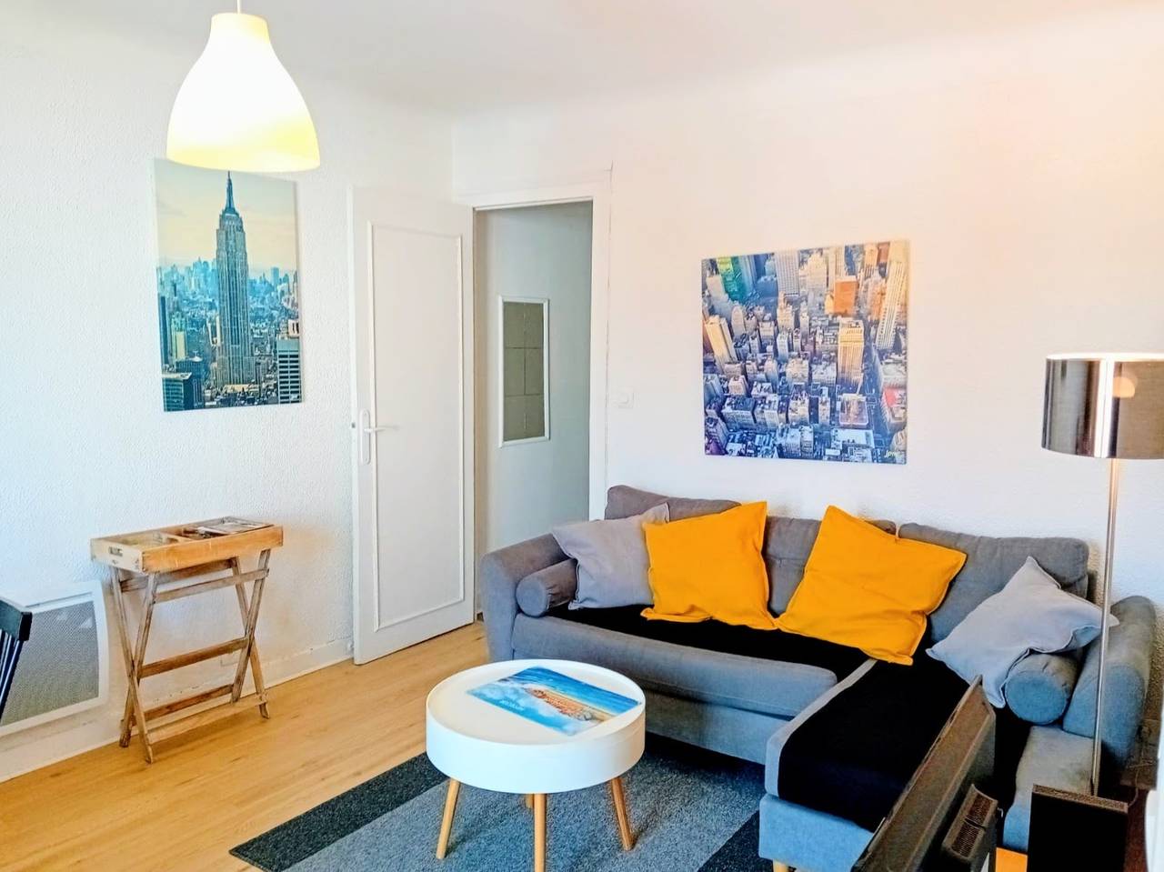 Salon de l’appartement à Hossegor